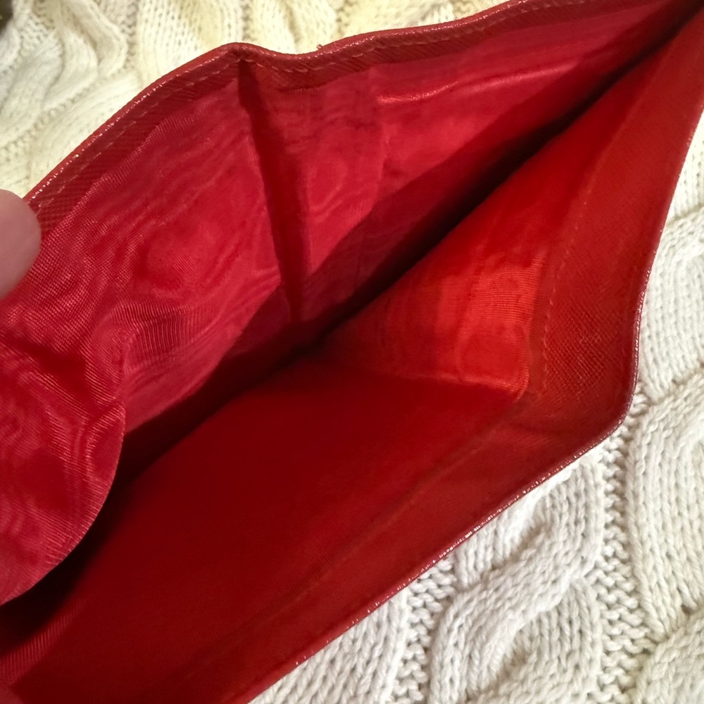 Prada Red Saffiano Leather Wallet - Picture 12 of 13